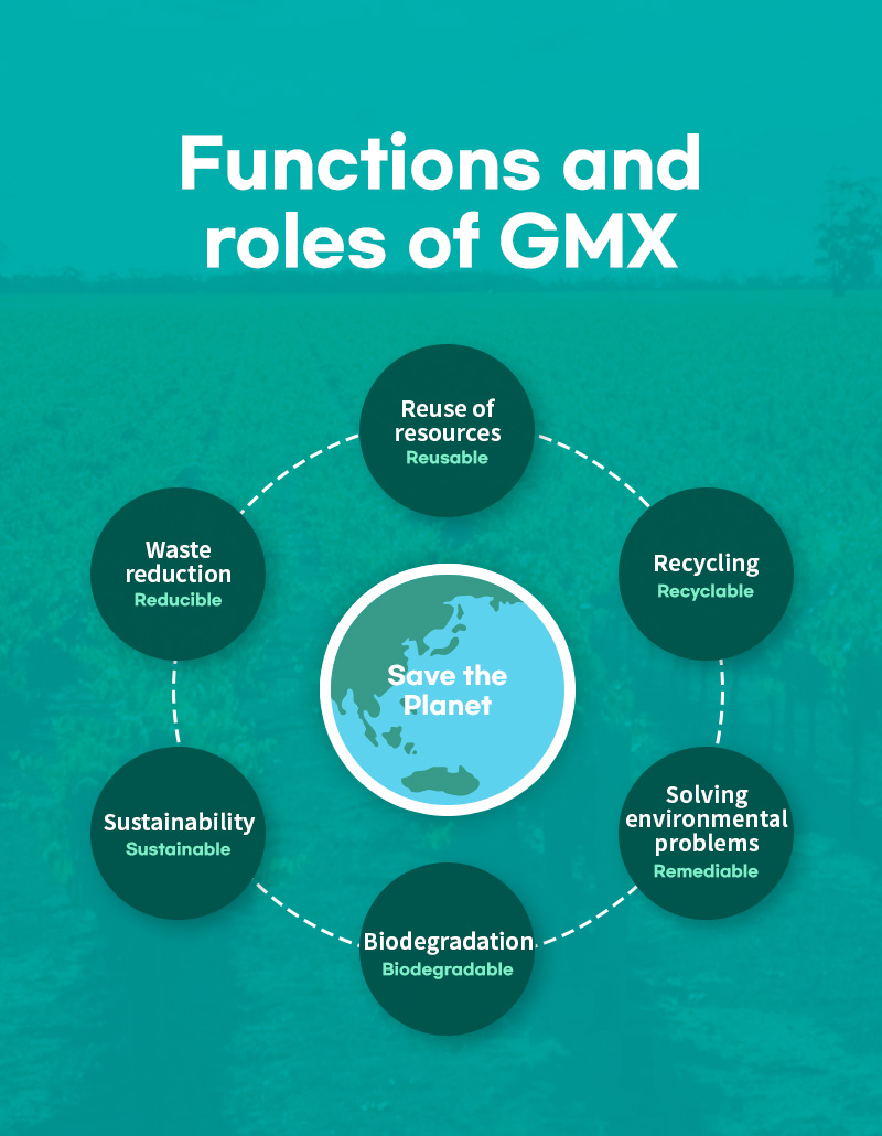 Functions and roles of GMX